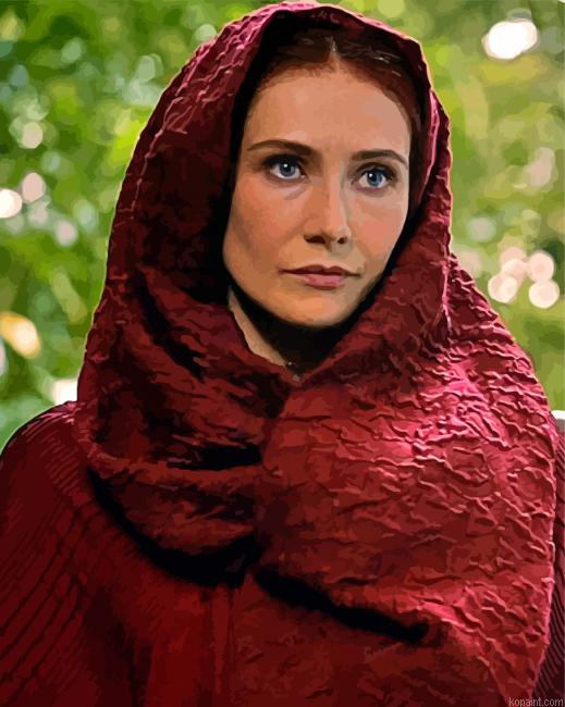 The Red Woman Paint By Numbers