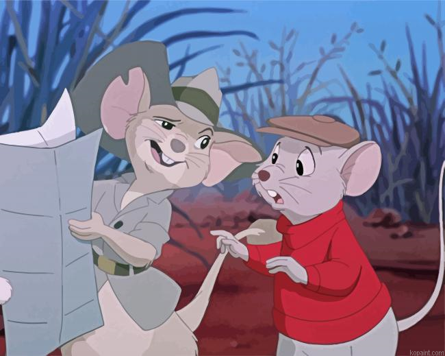 The Rescuers Disney Characters Paint By Numbers