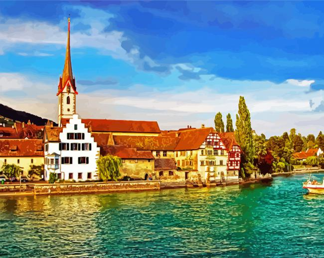 The Rhine River Paint By Numbers