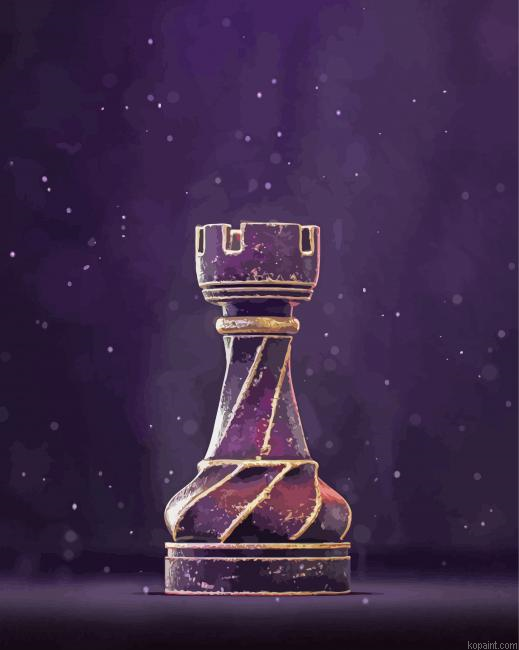The Rook Chess Paint By Numbers