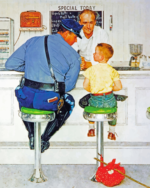 The Runaway Norman Rockwell Painting By Numberss.png