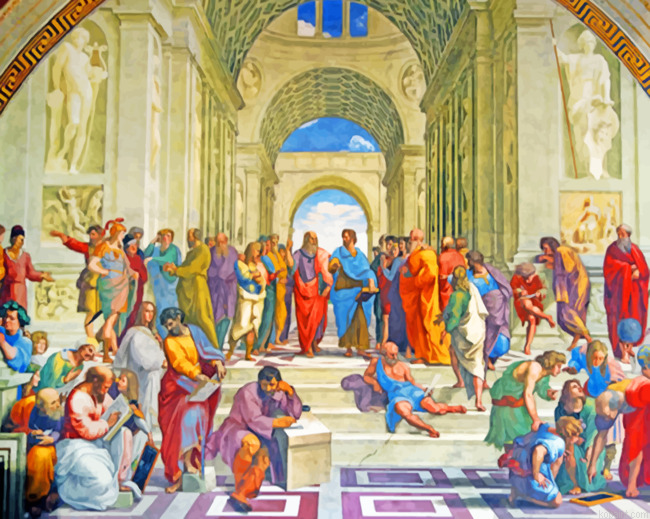 The School Of Athens Painting By Numberss.png
