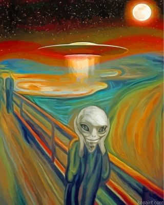 The Scream Alien Painting By Numberss.png