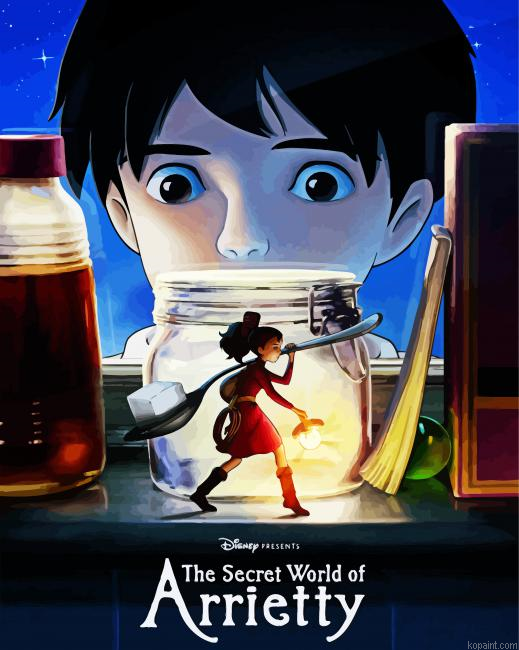 The Secret World Of Arrietty Animation Painting By Numberss.png