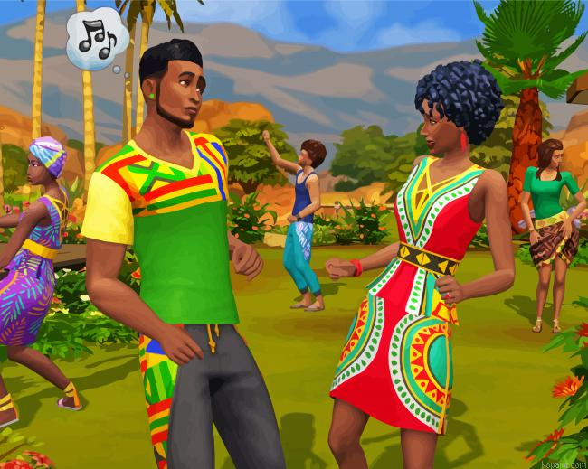 The Sims 4 Game Painting By Numberss.png