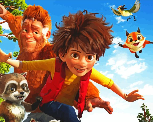 The Son Of Bigfoot Characters Painting By Numberss.png