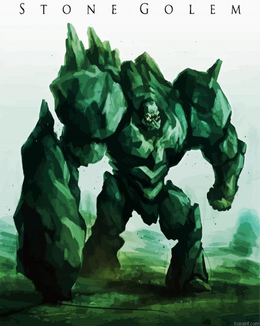 The Stone Golem Painting By Numberss.png