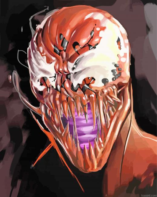 The Supervillain Carnage Painting By Numberss.png
