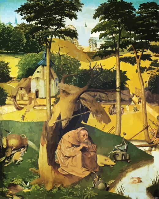 The Temptation Of Saint Anthony By Bosch Painting By Numberss.png