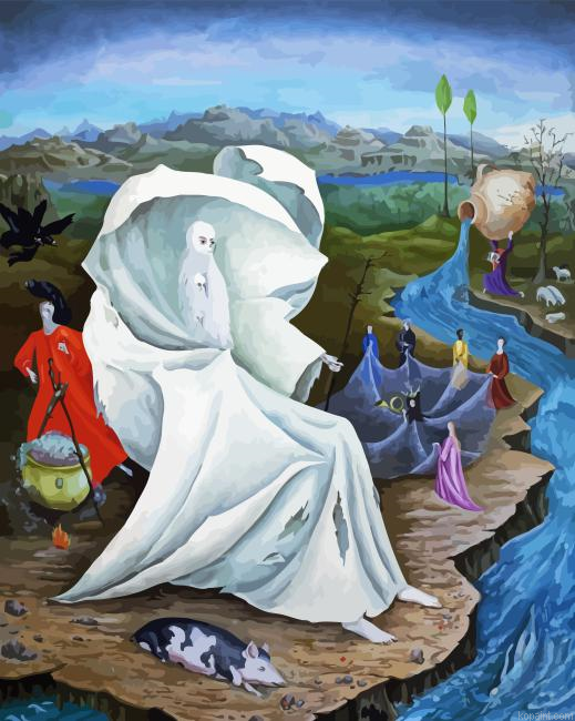 The Temptation Of Saint Anthony By Leonora Carrington Painting By Numberss.png