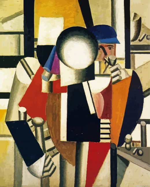The Three Comrades Leger Art Painting By Numberss.png