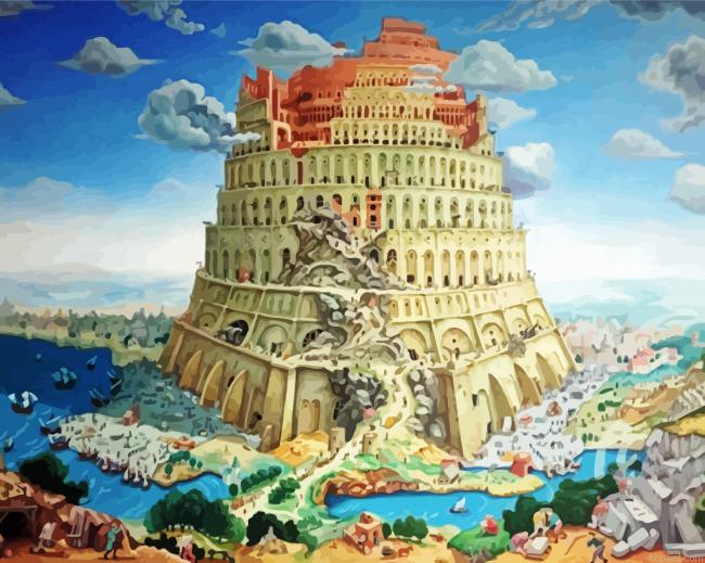 The Tower Of Babel Painting By Numberss.png
