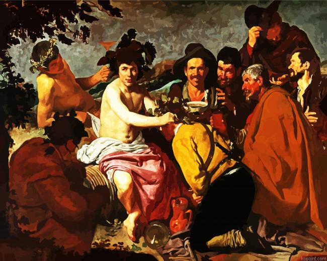 The Triumph Of Bacchus By Diego Velazquez Painting By Numberss.png