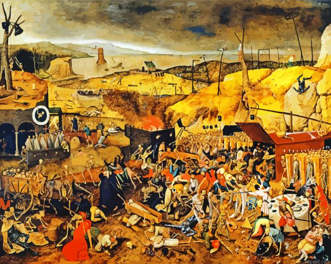 The Triumph Of Death Pieter Brueghel The Younger Painting By Numberss.png