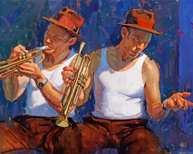 The Trumpet Players Painting By Numberss.png