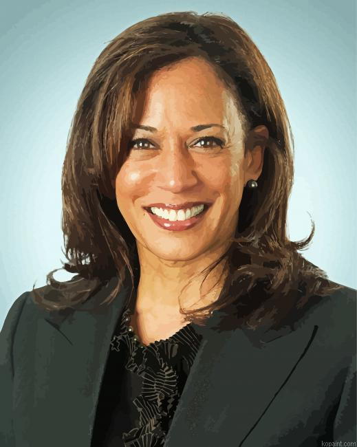 The Vice President Kamala Harris Paint By Numbers