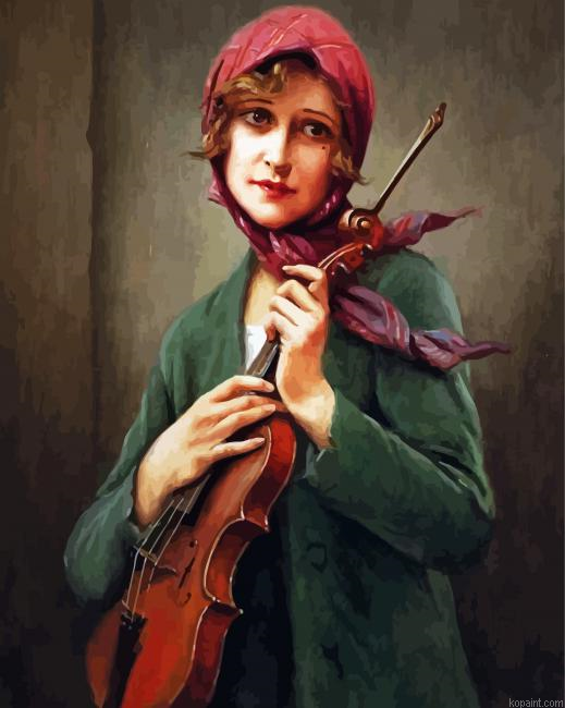 The Violinist Painting By Numberss.png
