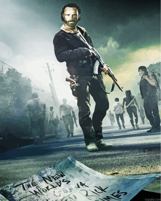 The Walking Dead Movie Painting By Numberss.png