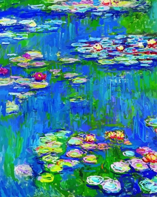 The Water Lilies Claude Monet Painting By Numberss.png