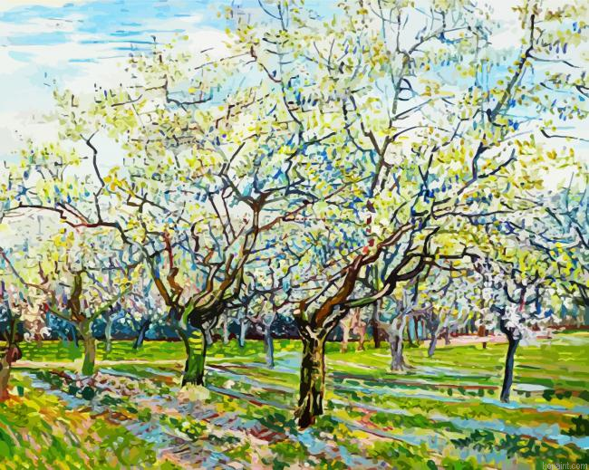The White Orchard Van Gogh Painting By Numberss.png