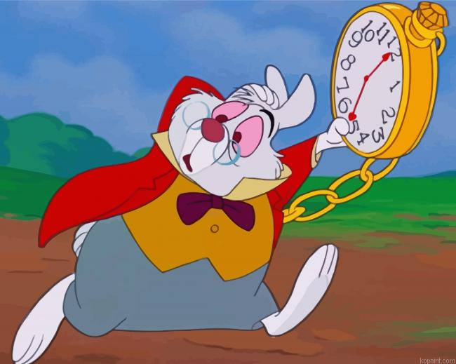 The White Rabbit Animation Paint By Numbers