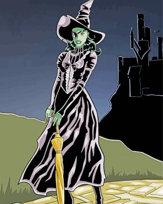 The Wicked Witch Paint By Numbers