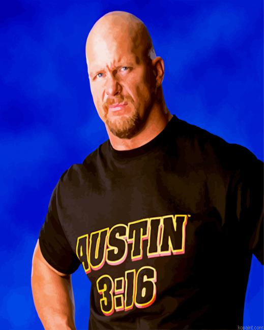 The Wrestler Stone Cold Steve Austin Paint By Numbers.png