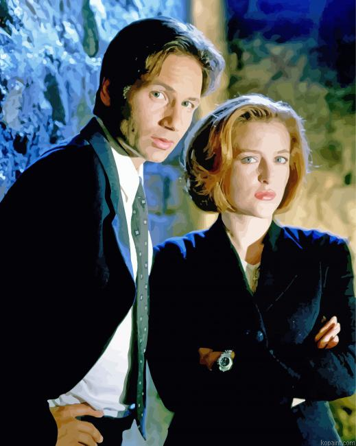 The X Files Characters Painting By Numberss.png