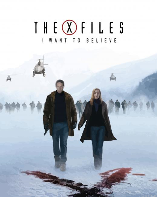 The X Files Movie Paint By Numbers