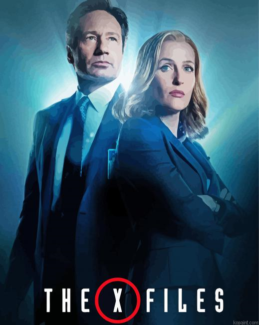 The X Files Movie Poster Art Painting By Numberss.png