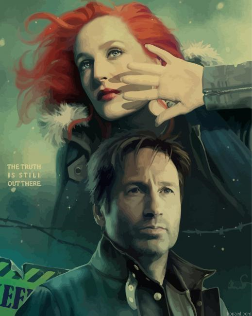 The X Files Poster Paint By Numbers