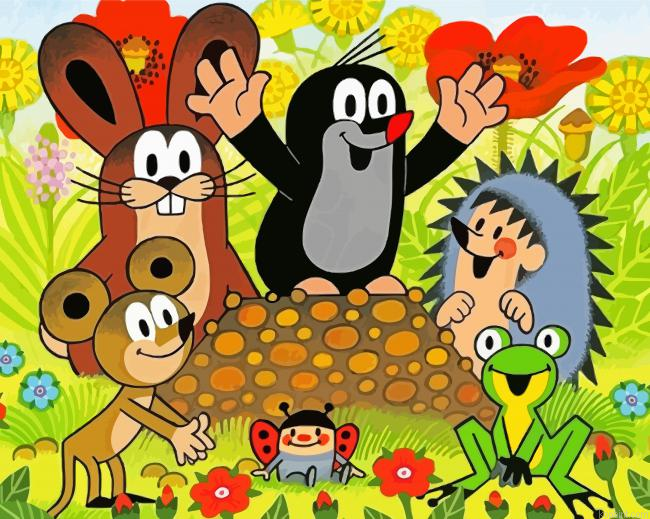 The little Mole Paint By Numbers
