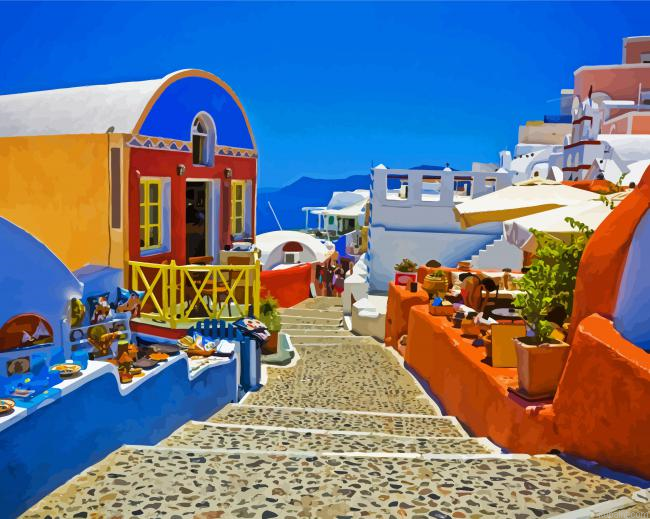 Thera City Streets Painting By Numberss.png