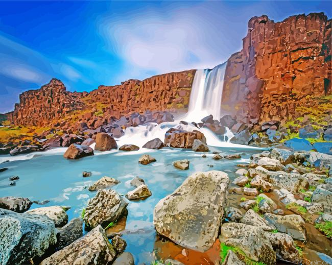 Thingvellir National Park Iceland Painting By Numberss.png