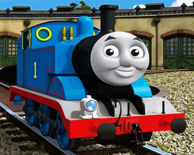 Thomas And Friends Paint By Numbers
