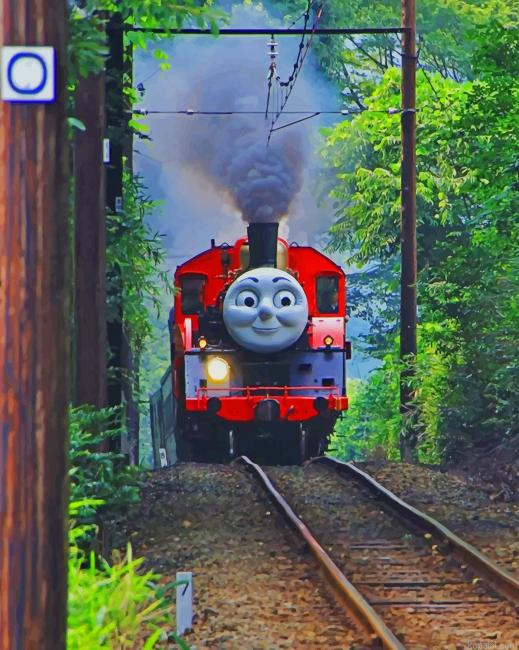 Thomas The Tank Engines Paint By Numbers