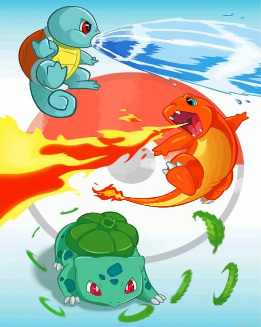 Three Pokemons Painting By Numberss.png
