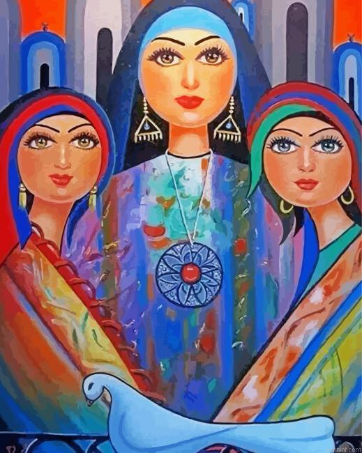 Three Religious Women Painting By Numberss.png
