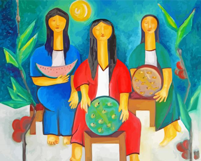 Three Women Vendors Painting By Numberss.png