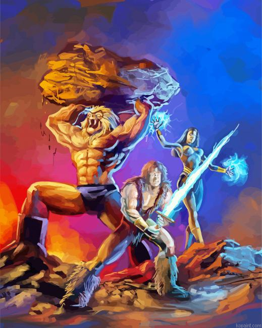 Thundarr The Barbarian Superheroes Painting By Numberss.png