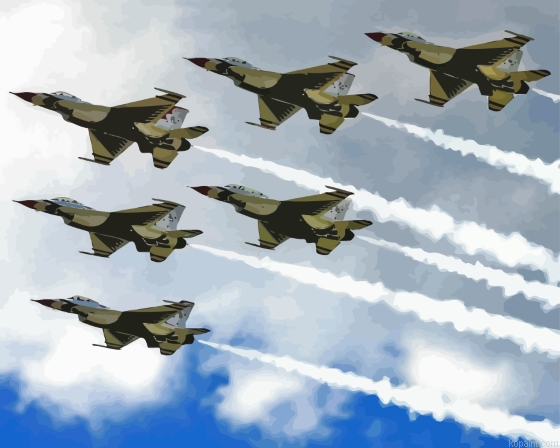Thunderbirds Jets Painting By Numberss.png