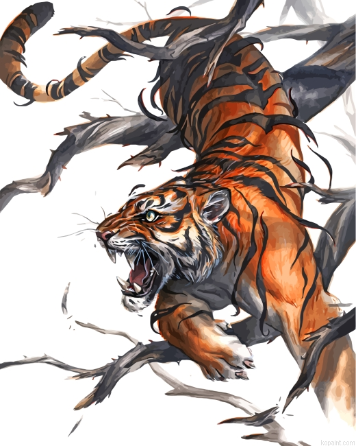 Tiger Artwork Painting By Numberss.png