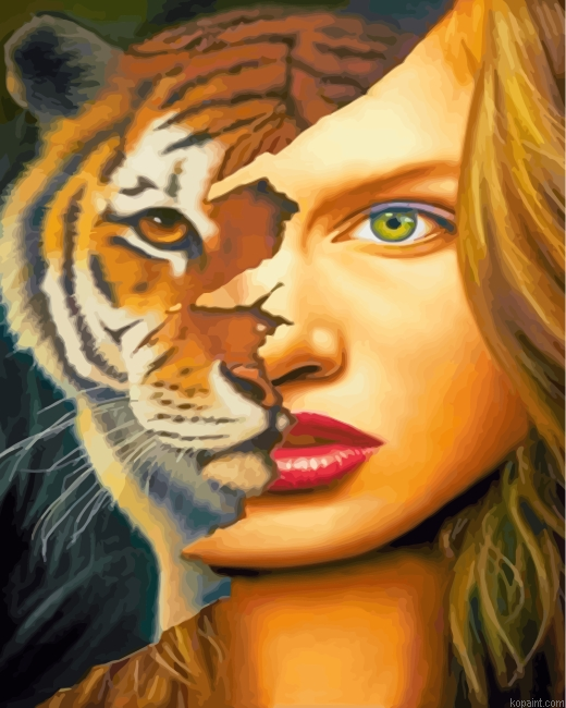 Tiger Lady Painting By Numberss.png