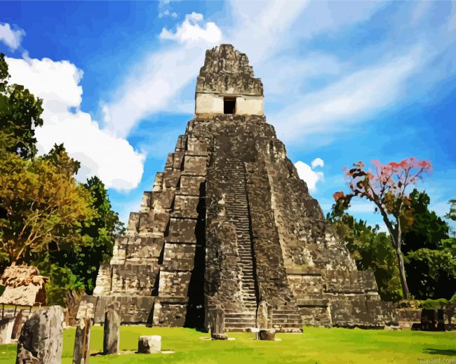 Tikal Guatemala Painting By Numberss.png