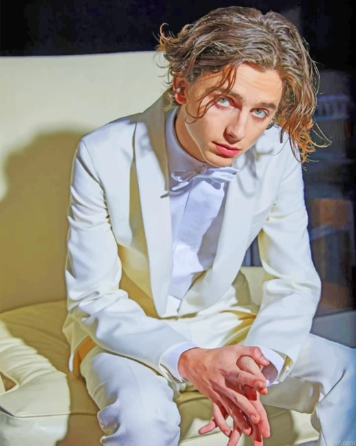 Timothee Chalamet Wearing A White Suit New Painting By Numberss.png