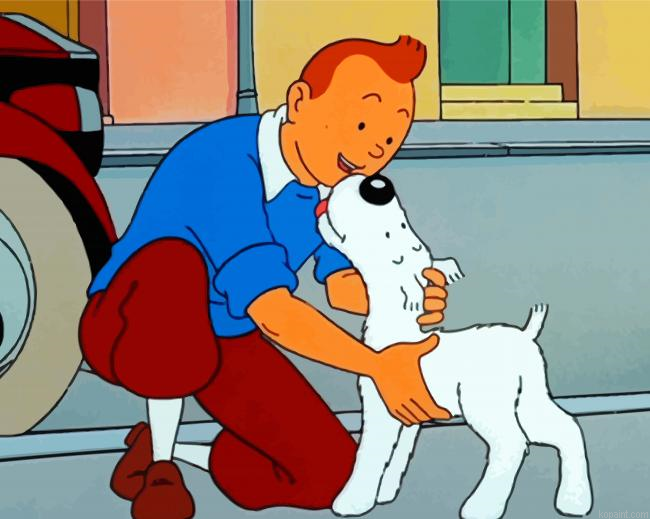 Tin Tin Adventure Paint By Numbers