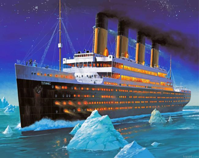 Titanic Ship Paint By Numbers