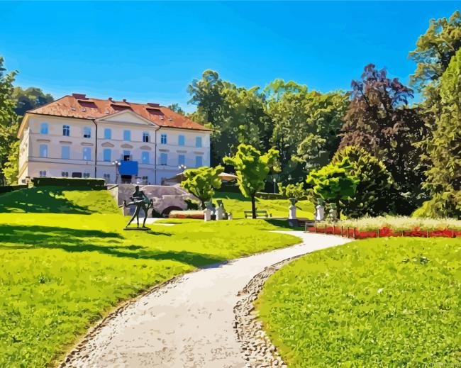 Tivoli Park Ljubljana Paint By Numbers