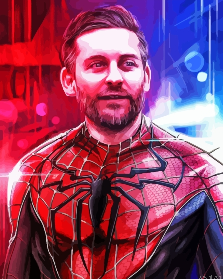 Tobey Maguire Spider Man Painting By Numberss.png