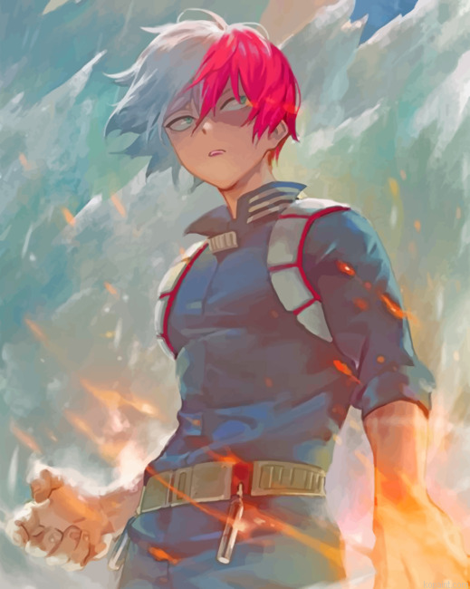 Todoroki Mha Painting By Numberss.png